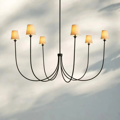 Sabrenne Round Chandelier - Brass68"Blushlighting