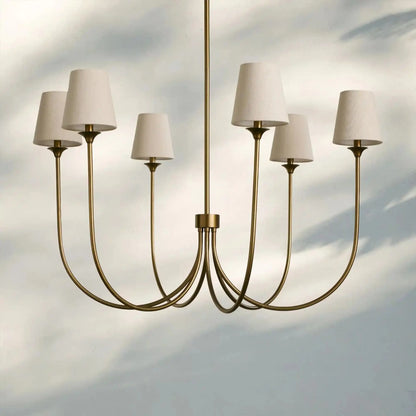 Sabrenne Round Chandelier - Brass68"Blushlighting