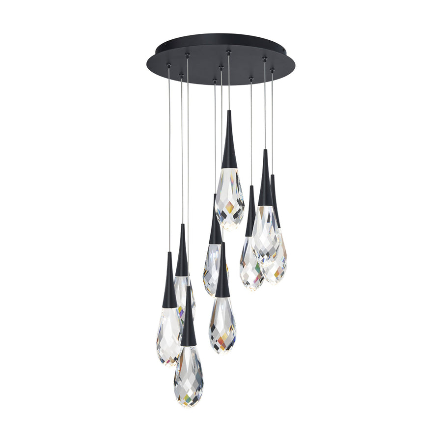 Hibiscus LED Multi Light Pendant Light in Detail.
