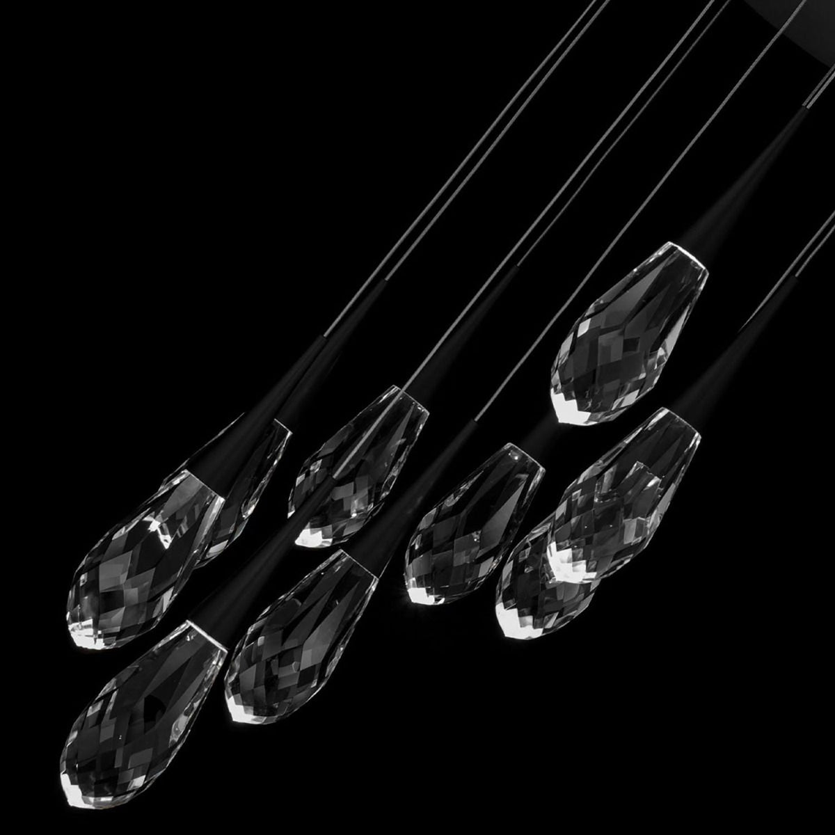 Hibiscus LED Multi Light Pendant Light in Detail.