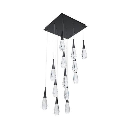 Hibiscus Square LED Multi Pendant Light.