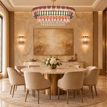 Seasons Oval Crystal Chandelier