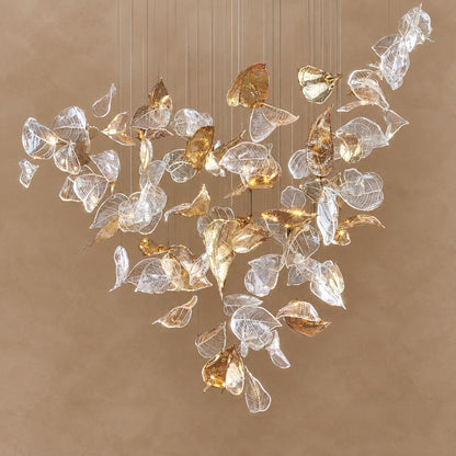 Shake Leaves Chandelier 31.8" 39.4" 47.2"