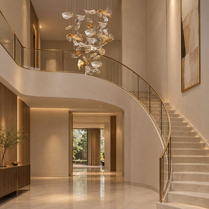 Shake Leaves Chandelier 31.8" 39.4" 47.2"