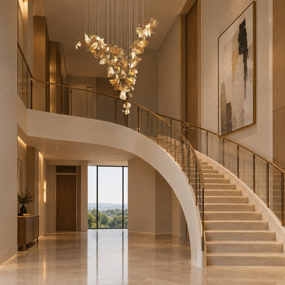 Shake Leaves Chandelier 31.8" 39.4" 47.2"