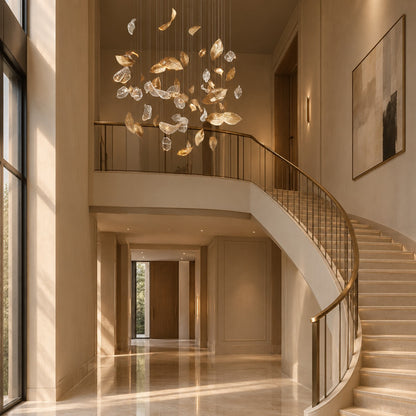 Shake Leaves Chandelier 31.8" 39.4" 47.2"