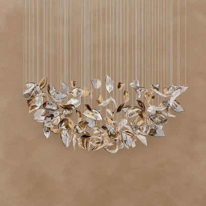 Shake Leaves Chandelier 31.8" 39.4" 47.2"