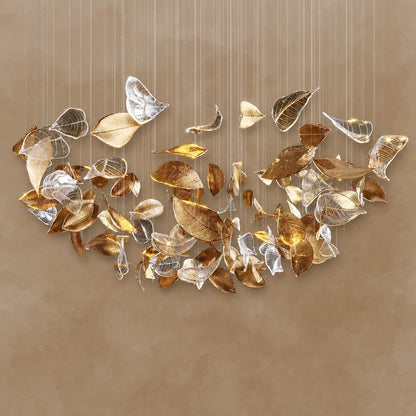 Shake Leaves Chandelier 31.8" 39.4" 47.2"