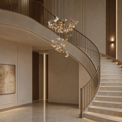 Shake Leaves Chandelier 31.8" 39.4" 47.2"