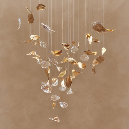 Shake Leaves Chandelier 31.8" 39.4" 47.2"