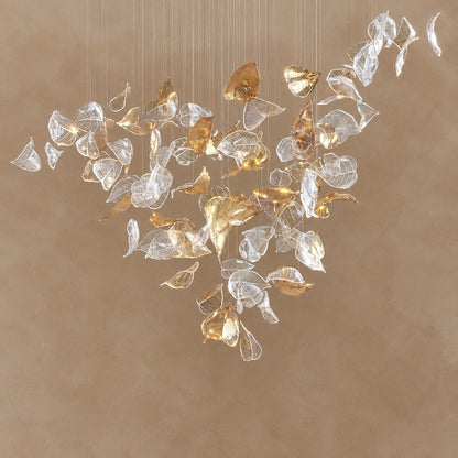 Shake Leaves Chandelier 31.8" 39.4" 47.2"