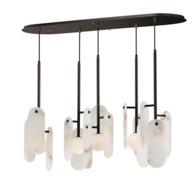 Alyssa Alabaster Studio 5-Light Pendant Chandelier