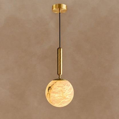 Solenne Modern Alabaster Mini Pendant Light