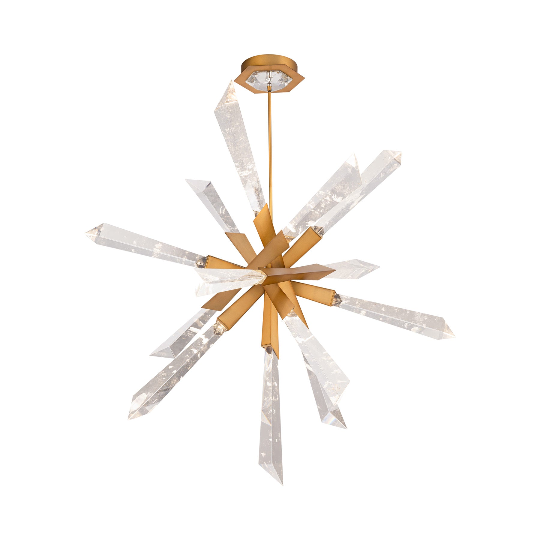 Solitu LED Pendant Light – Crystal Spear Modern Fixture