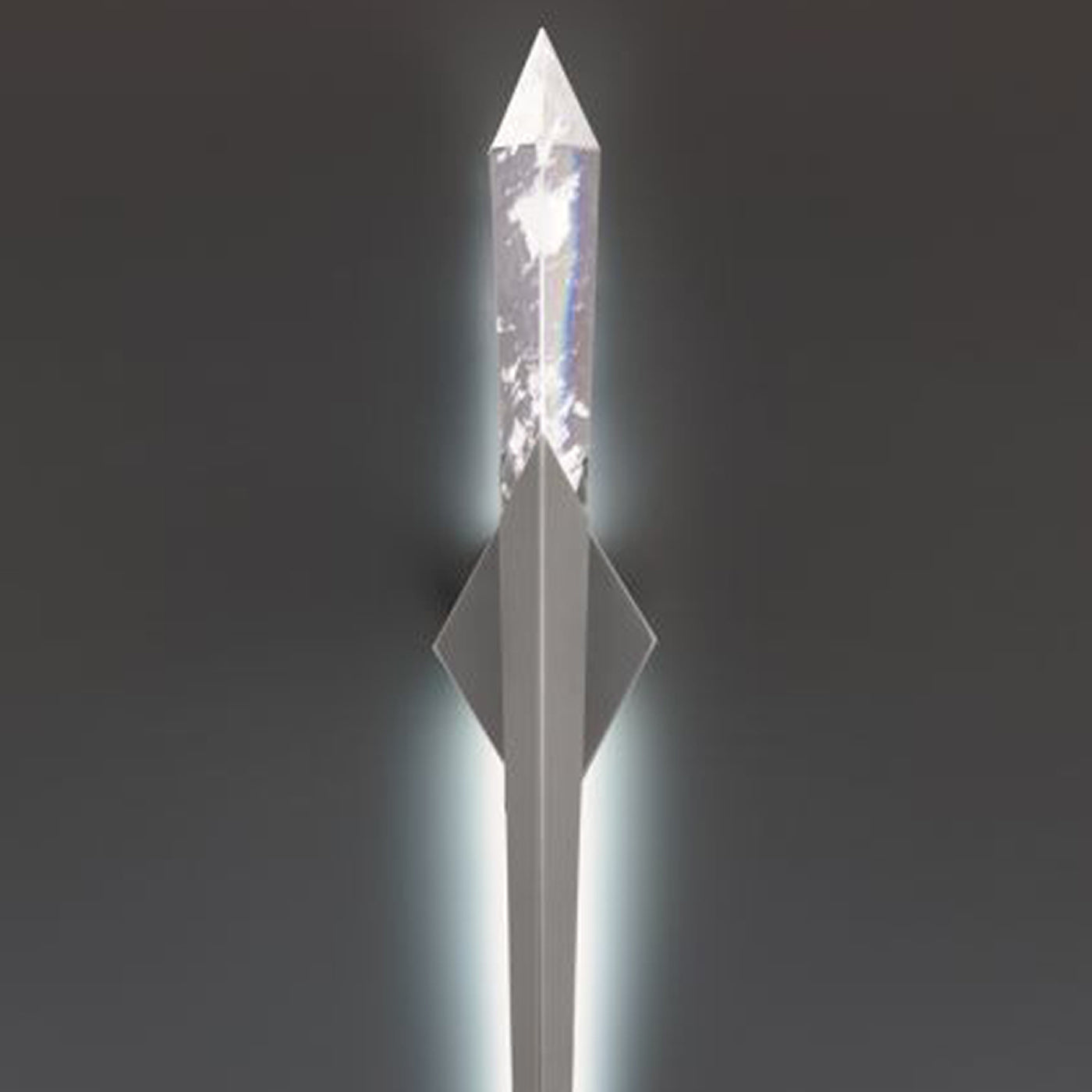 Solitude LED Wall Light – Dimensional Metal Stem with Quartz Glow