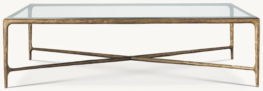 Thaddeus Glass Rectangular Coffee Table