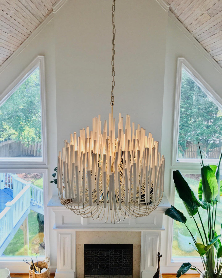 Swinton Tilda Chandelier - 12 Heads ∅ 31.5″ x H 39.4″BlackBlushlighting