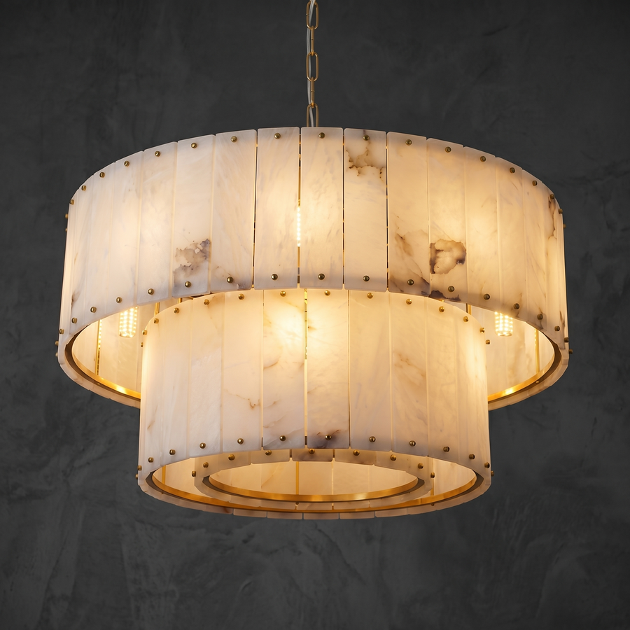 Tamburo Tier Drum Chandelier