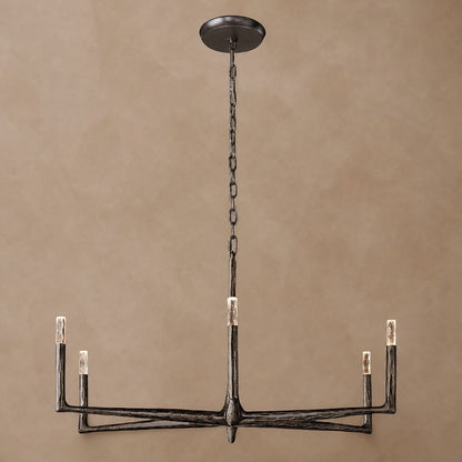 Thalen Forged Round Chandelier 36"48" 60" 72"