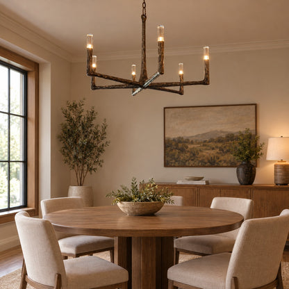 Thalen Forged Round Chandelier 36"48" 60" 72"