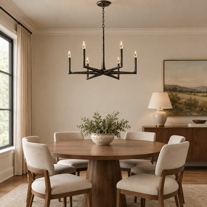 Thalen Forged Round Chandelier 36"48" 60" 72"
