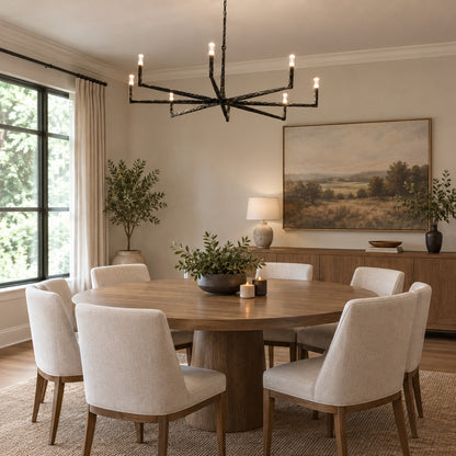 Thalen Forged Round Chandelier 36"48" 60" 72"