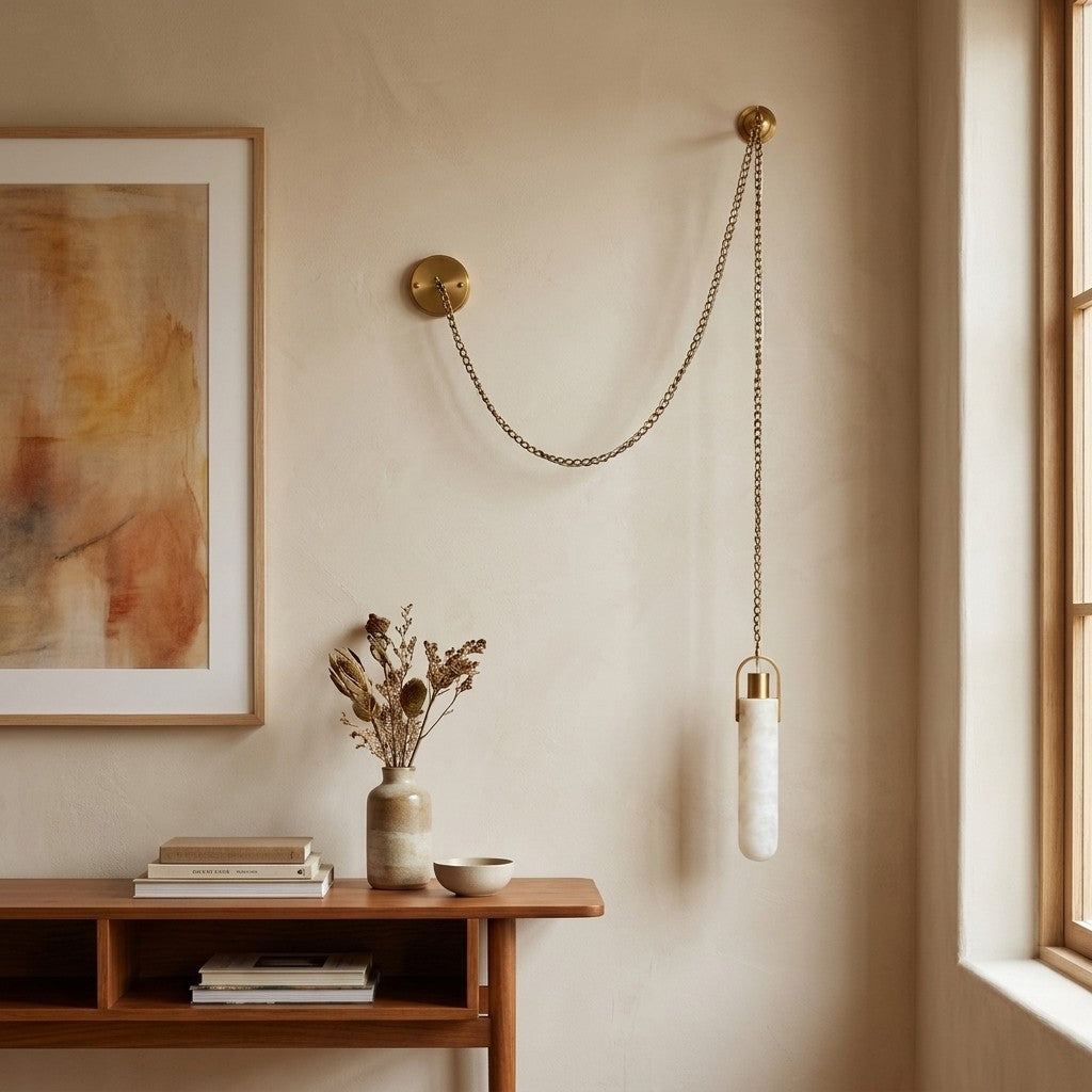 Theresa Modern 1 Light LED Multi-Drop Alabaster Pendant Lamp