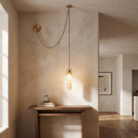 Theresa Modern 1 Light LED Multi-Drop Alabaster Pendant Lamp