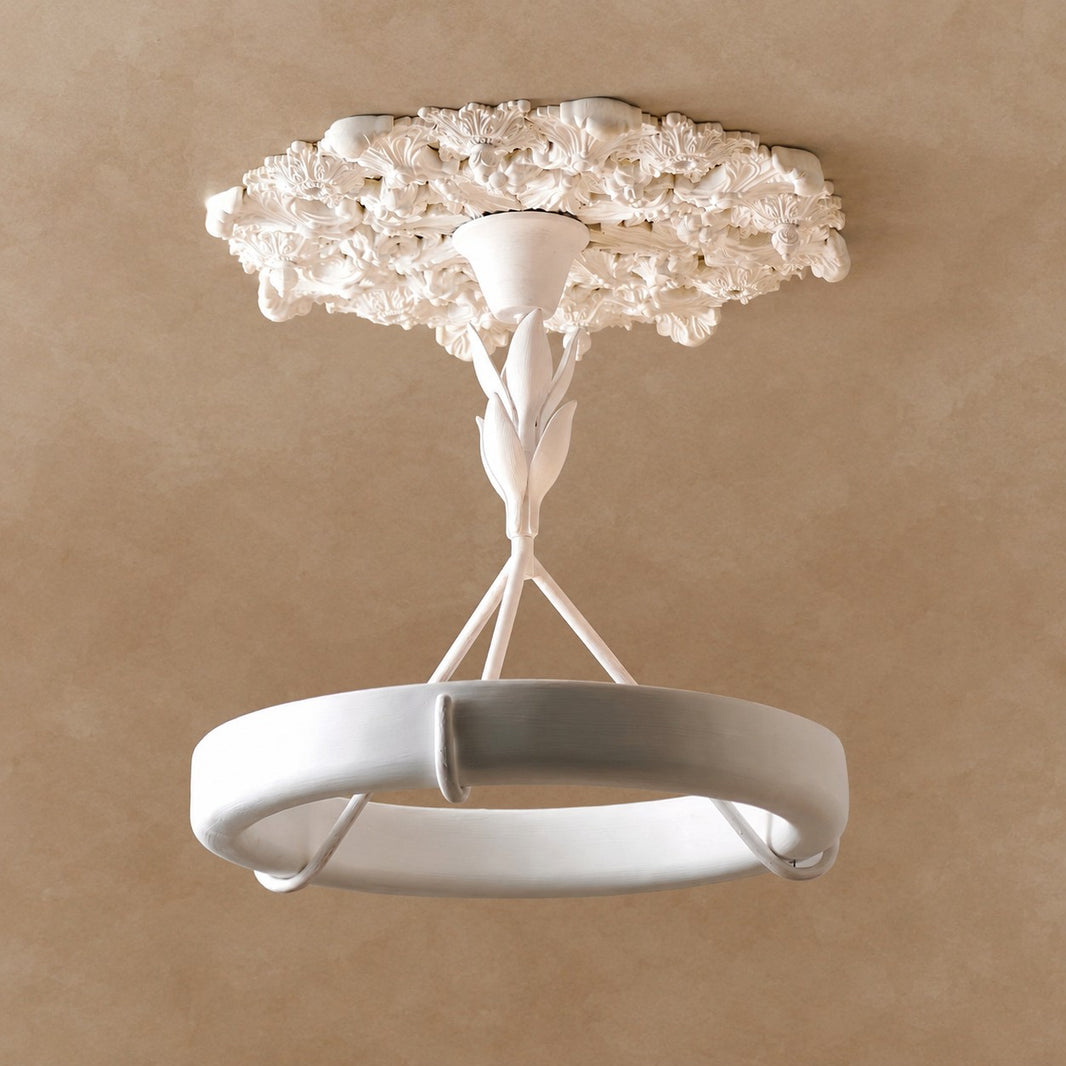 Tinsley Plaster Chandelier 23.6" 31.5"