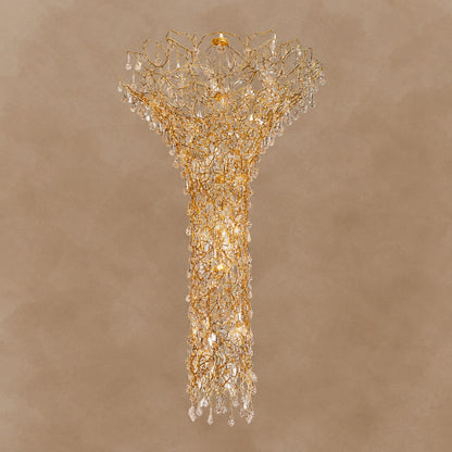 Tree Branch Staircase Chandelier 59"