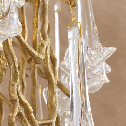 Tree Branch Staircase Chandelier 59"