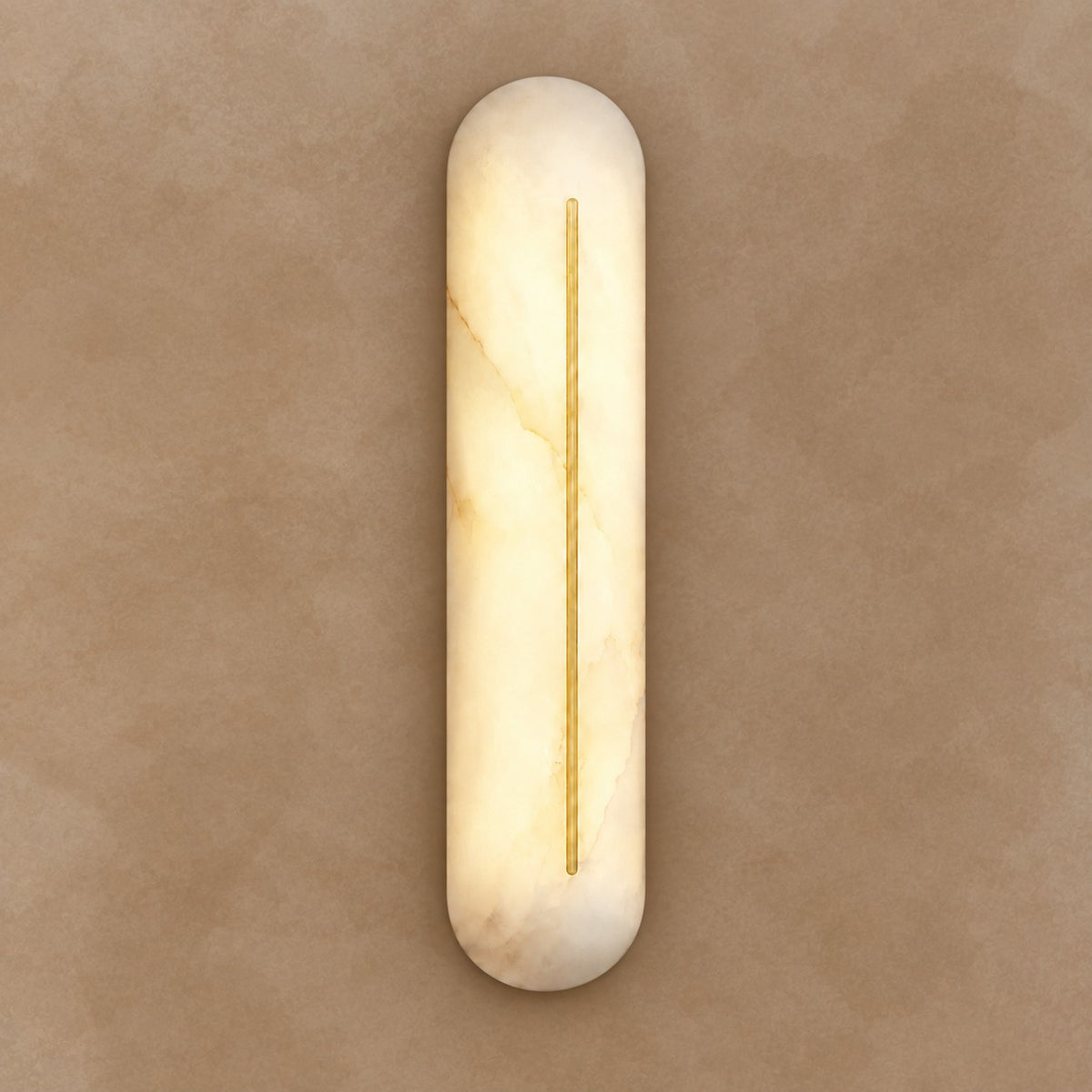 Valora Spanish Alabaster Minimalist Wall Sconce 18.1"