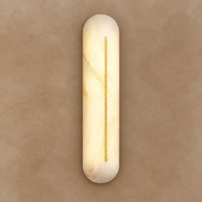 Valora Spanish Alabaster Minimalist Wall Sconce 18.1"