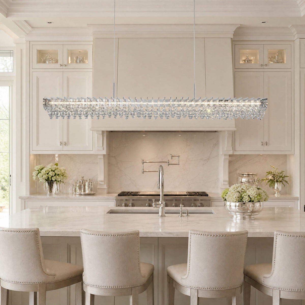 Stella Round Crystal Chandelier