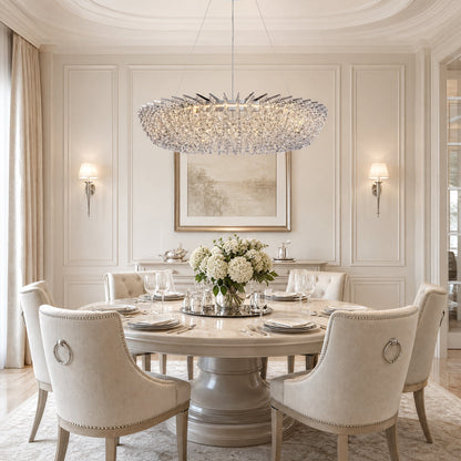 Stella Round Crystal Chandelier