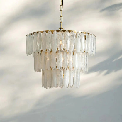 Valmira 3-Tier Chandelier styled in a modern dining room