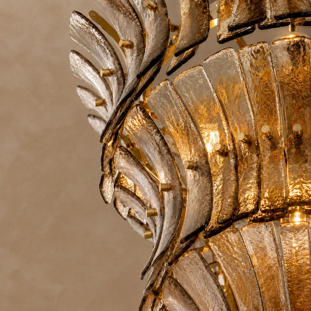 Vespera Artisan Murano Chandelier 23.6"