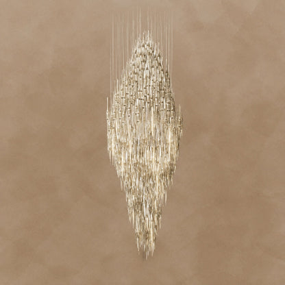 Vitara Glass Drop Chandelier 23.6"-70.9"