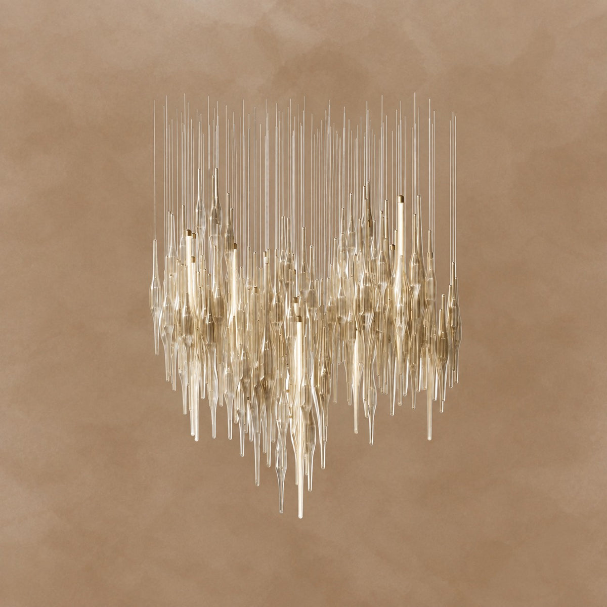 Vitara Glass Drop Chandelier 23.6"-70.9"