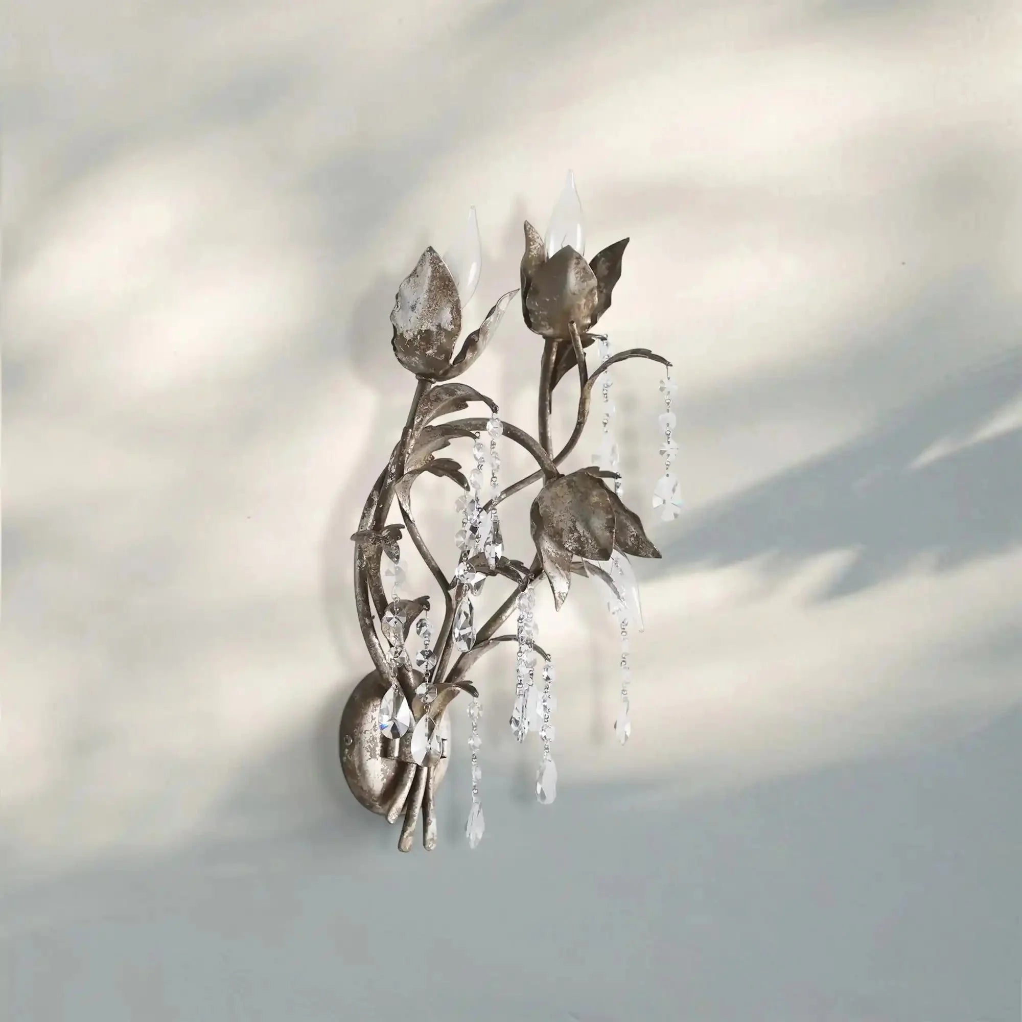 Viticcia 3-Light Wall Sconce in clear - bedroom lighting