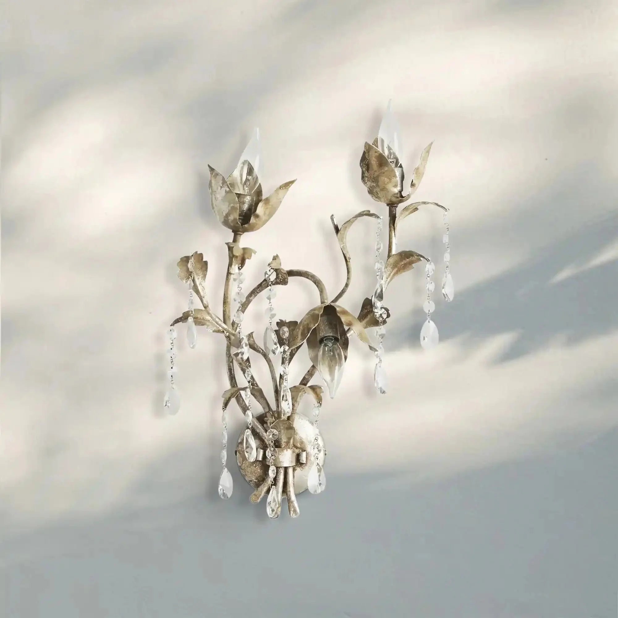 Viticcia 3-Light Wall Sconce in clear - modern bedroom lighting