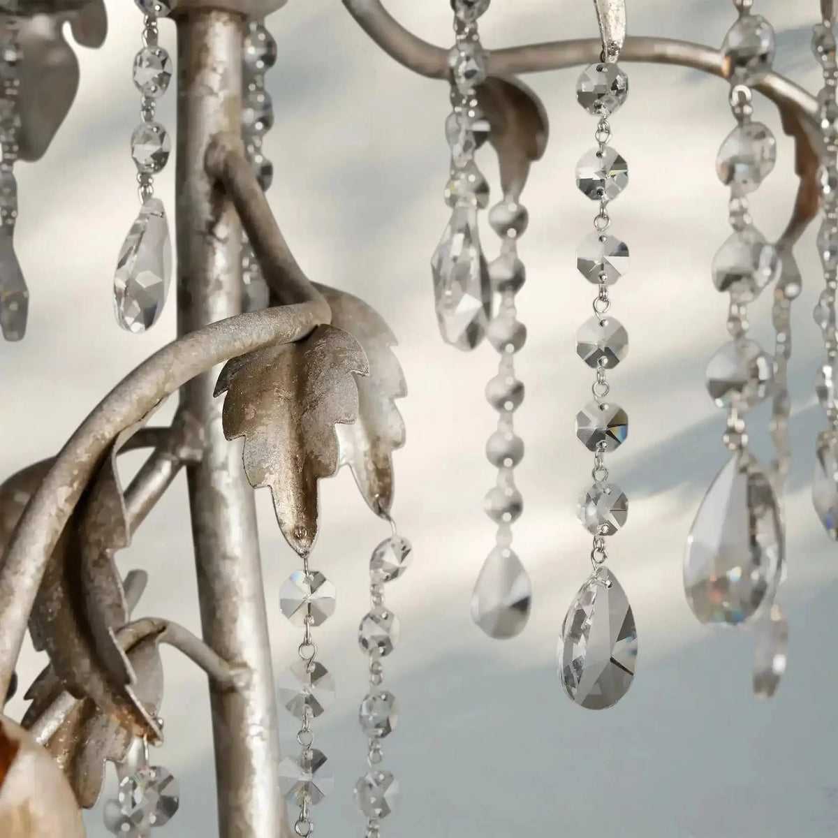 Vermelia Cascade Chandelier in clear - dining room lighting