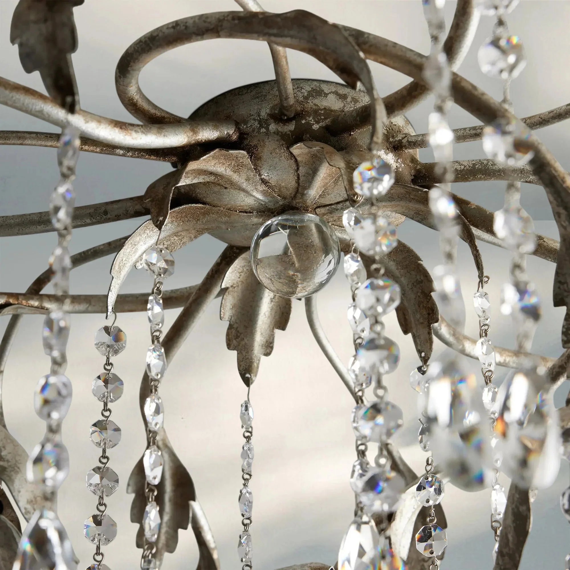 Viticcia Flushmount 24" 32" in clear by Blush Lighting