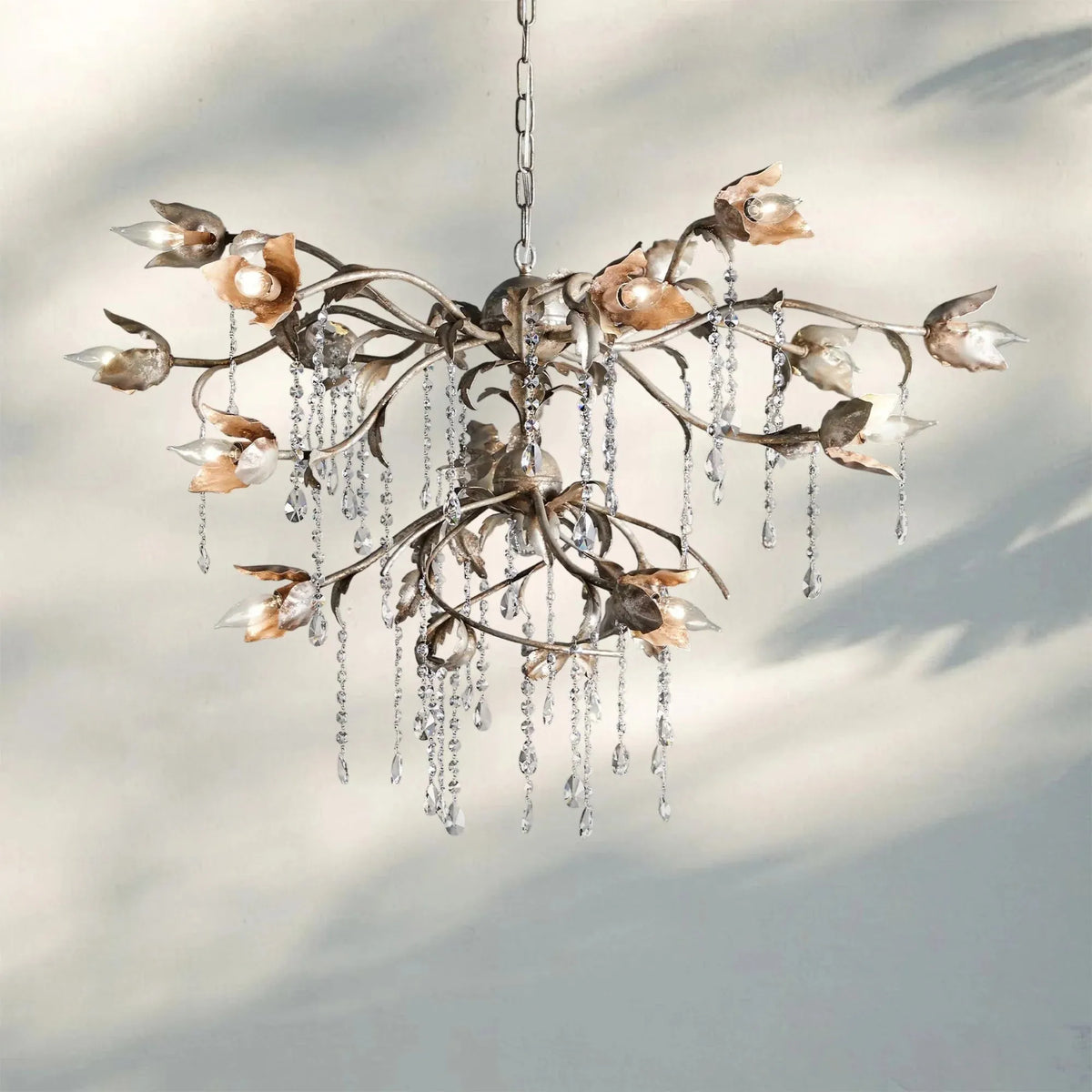 Vermelia Round Chandelier styled in a modern dining room