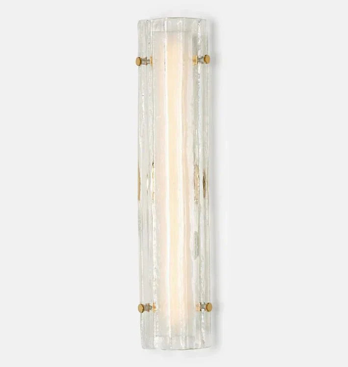 Willamette Glass Wall Sconce 28" - Arialamps