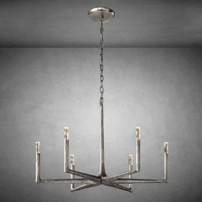 Briony Forged Round Chandelier 36''48"60''72''