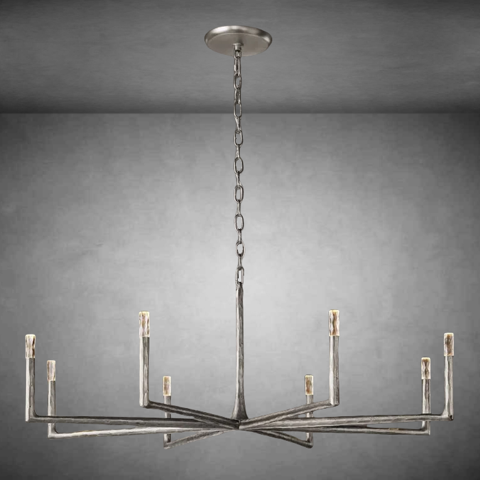 Briony Forged Round Chandelier 36''48"60''72''
