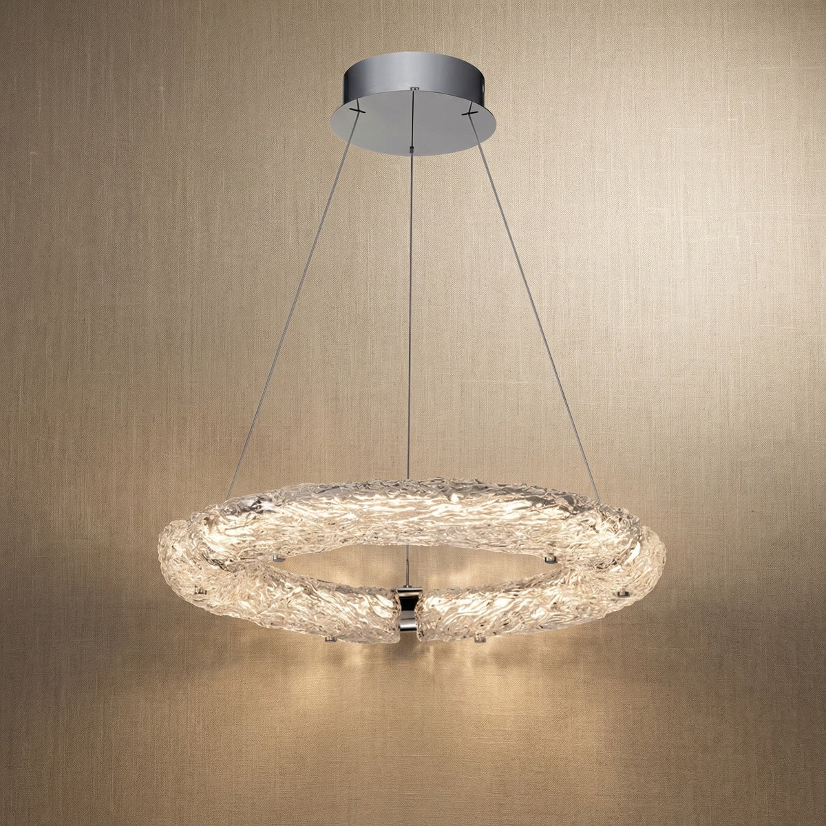 Yiosi Glitter Glass Pendant Light Style A - 24" (Dia 600mm)