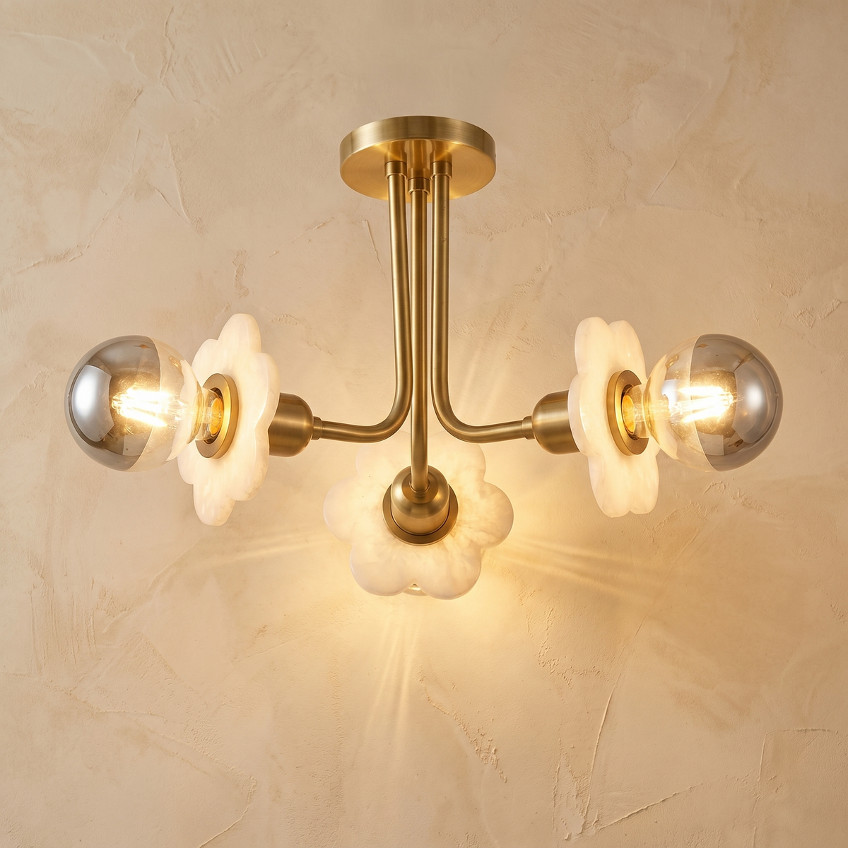Ceiling 3-orb Alabaster — D560 — mra-ceiling-3-orb-91053-d560-product