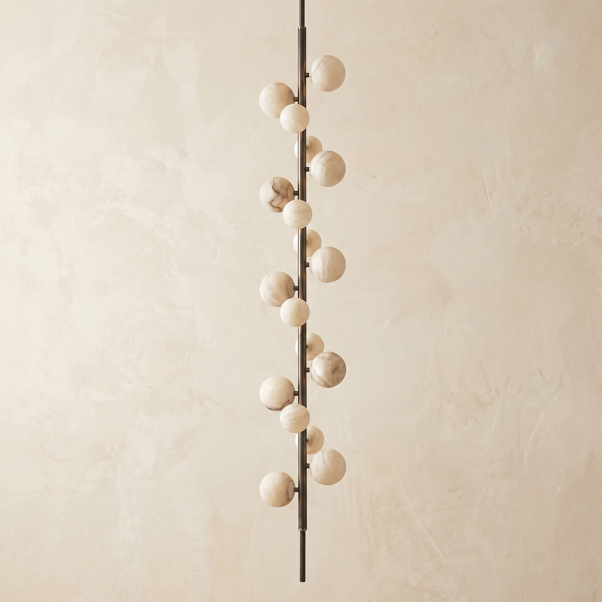 Vertical Orb Cascade Alabaster Pendant Light — 02 — mra-vertical-orb-cascade-91021-d380-02-dark